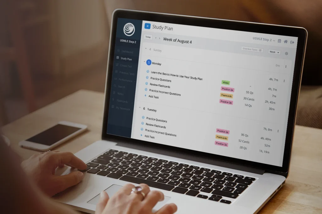 The UWorld Medical Study Planner for USMLE & COMLEX medical students