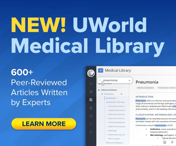 New UWorld Medical Library