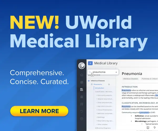 UWorld medical library