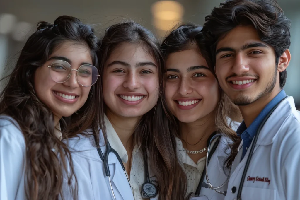 medical students engaged in a preclinical lecture